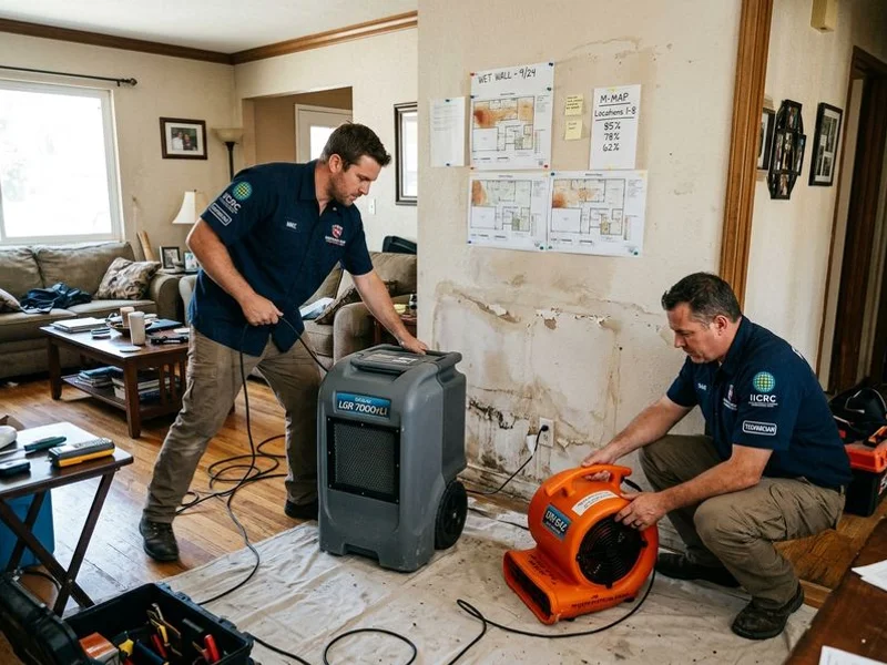 restoration-focused restoration crew at work in a Greater Los Angeles home